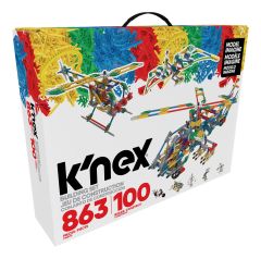 K'nex 863 Piece 100 Model Building Set