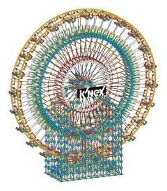 14- K'nex 6FT Ferris Wheel