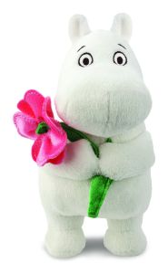 Moomin Standing with Pink Flower 6.5"