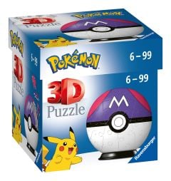 * Pokemon Master ball 3D Puzzle, 54pc