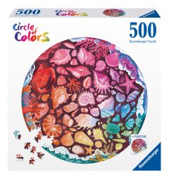 Seashells Circular 500 Piece Jigsaw Puzzle