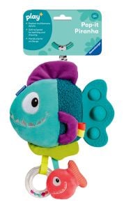 Play+ Pop-It Piranha Blue