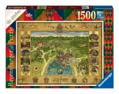 Harry Potter 1500 Piece Hogwarts Map Puzzle