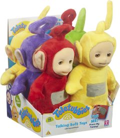 Teletubbies Talking Soft Toys - 4 Assorted