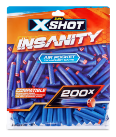 X-Shot Insanity 200 Pack Refill Darts