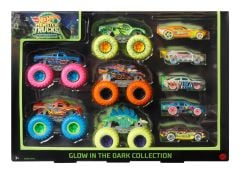* Hot Wheels Monster Truck Glow in Dark Bundle
