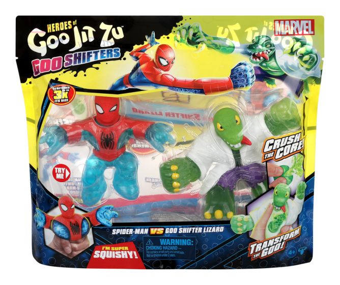 Heroes of Goo Jit Zu Marvel Versus Pack Spider-Man vs The Lizard