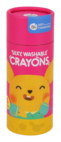 Baby Roo 24 Colours Silky Washable Crayons