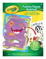 Funny Faces Sticker Book Asst